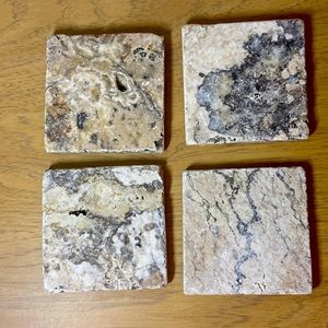Tumbled Marble Coasters